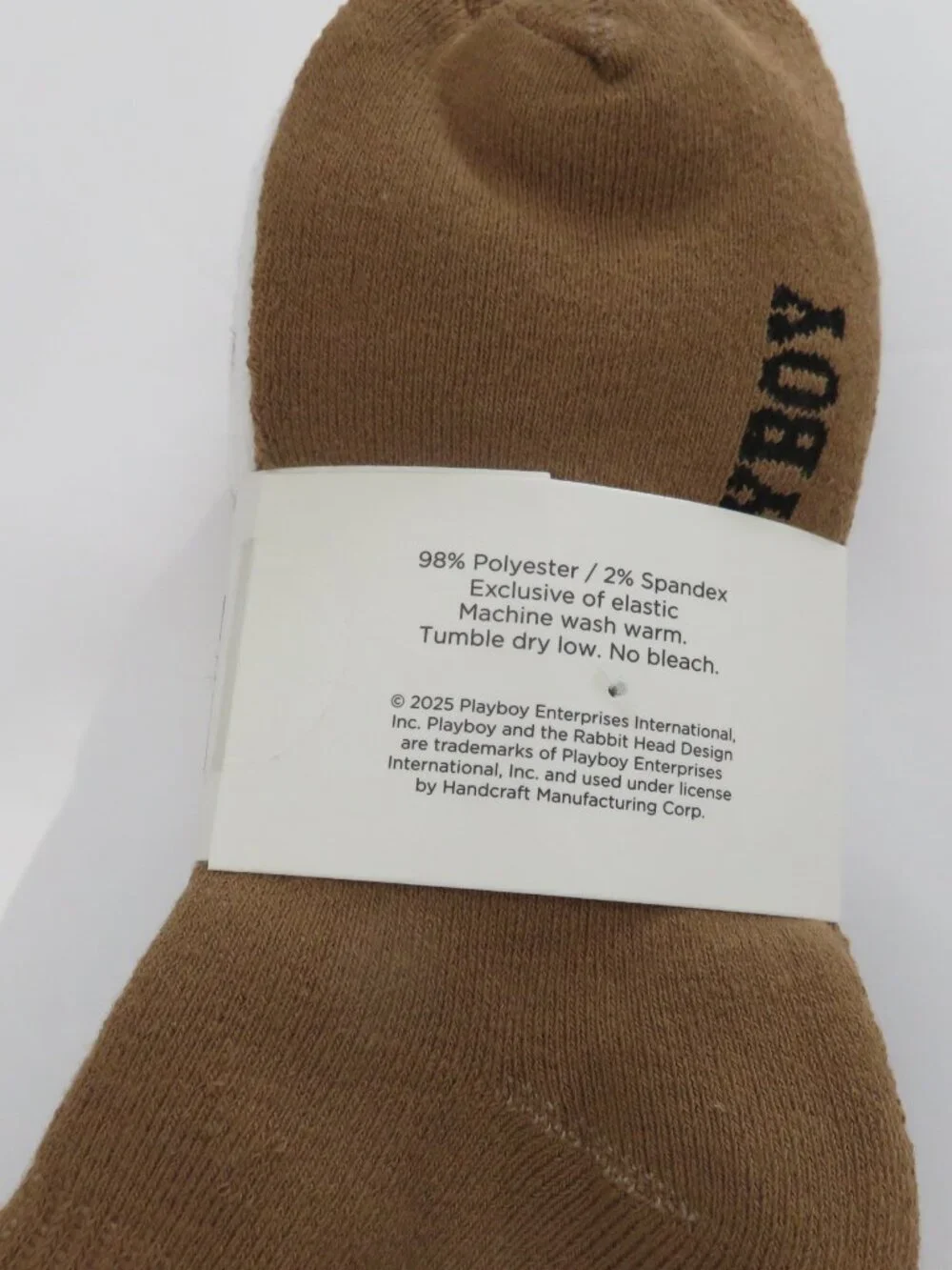 (#142) Playboy Multi-color 5-PK Signature Logo Bunny Cushioned Crew Socks